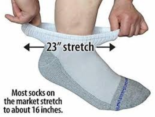 Loose Fit Stays Up Anklet Quarter Sock